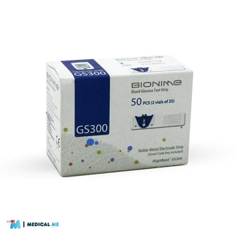 Bionime GS300 Blood Glucose Test Strips